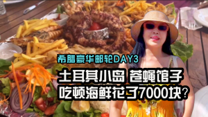 Weiwei: A meal of seafood at a fly restaurant on a small Turkish island actually costs 7,000 yuan?  Greek luxury cruise trip 3 &quot;The 6th BURJ CEO Awards&quot; , the Oscars among bosses, this time in Greece Held on a cruise ship
