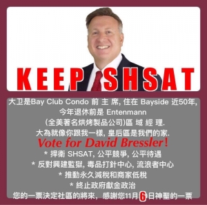 高娓娓：Vote for David Bressler！——访问纽约州议会26选区参选人David Bressler
