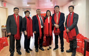 72 Steel钢铁集团总裁林华斌参加美国福清同乡会“喜迎兔年新春”团拜会